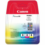 Original Ink Cartridge Canon CLI-8 C/M/Y Tricolour