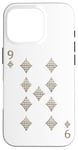 Coque pour iPhone 16 Pro Nine (9) of Diamonds Poker Card Jeu de cartes Blackjack