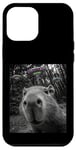 Coque pour iPhone 12 Pro Max Capybara Selfie avec Alien OVNI Hommes Femmes Garçons Filles Enfants