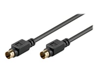 Goobay Avk 157-0500 - Kabel För Video / Ljud - 4-Stifts Mini-Din Hane Till 4-Stifts Mini-Din Hane - 5 M - Skärmad