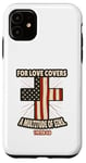 Coque pour iPhone 11 1 Pierre 4:8 Écriture des versets de la Bible