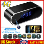 4G 1080P HD Camera Clock Micro Home Security Night Vision Nanny Camera