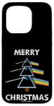 Coque pour iPhone 15 Pro Pink Floyd The Dark Side of the Moon Prism Sapin de Noël