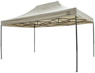 All Seasons Gazebos 3m x 4.5m Pop Up Garden Gazebo - Beige