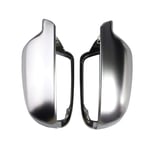 NCUIXZH Matte Chrome Rearview Mirror Shells Cover Protection Cap Car Styling Shell Side Mirror Shell Covers-United States