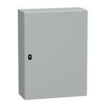 SCHNEIDER ELECTRIC SPACIAL S3D SEINÄKAAPPI METALLI, 800X600X250 KXLXS, IP66, RAL7035, ASENNUSLEVY (