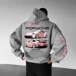 Porsche 911 Hoodie, Car Sweatshirt Hoodie, Bilentusiaster, Unisex Oversize Hoodie Shirt Top Färg 5 S