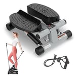 Niceday Mini Stepper Exercise Machine, Steppers with Resistance Bands, Step