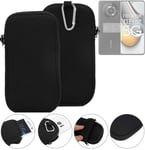 Neoprene case bag for Realme 11 Pro+ Holster protection pouch soft Travel cover 