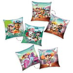 Herding Coussin, Pat' Patrouille Dino Rescue, 40 x 40 cm, Lot de 3, Coussin Moelleux et Décoratif pour Enfants, 100% Polyester