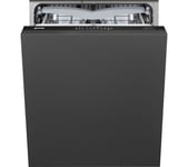 SMEG DI331C Full-size Fully Integrated Dishwasher, Black