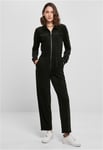 Urban Classics Ladies Velvet Rib Boilersuit Jumpsuit Women Corduroy Overall