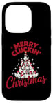 iPhone 14 Pro Merry Cluckin' Christmas Funny Chicken Lovers Farm Xmas Case