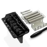 Squier Stratocaster Compatible Tremolo Guitar Bridge- Black