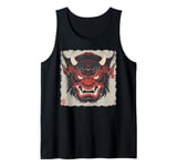 Oni Yokai Devil Mask Japanese Art Samurai Ukiyo-e Tank Top