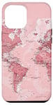 iPhone 15 Plus Pink World Map Explore The World Case