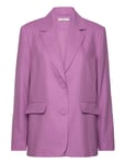 Gina Tricot Sanna Linen Blazer Lila