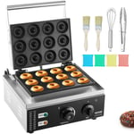 VEVOR Machine à beignets électrique appareil à donuts antiadhésif 12 PCS 1550 W