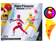 Red & Yellow Ranger - MM Power Rangers - Hasbro 6 inch Lightning Collection