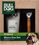 Bulldog Original SHAVE Duo Set - Shave Gel 175ml and Bamboo Razor Gift Set