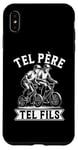 Coque pour iPhone XS Max Tel père tel fils accessoire vélo BMX freestyle humour