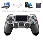 HALASHAO PS4 Controller Camouflage, PS4 Controller for Playstation 4, PS4 Wireless Bluetooth Game Controller Joystick Gmaepad with high precision touchpad,Gray,Ordinary