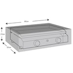 WERKA PRO - Copertura di Protection per Planchaet Barbecue Elettrico - Telo portaoggetti per Chariotet Camping Gas - Impermeabile e Anti UV - 66 cm x 50 cm x 22 cm - 11284, Grigio, 66 X 50 X 22 cm