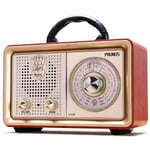 Magasin UNUS J-110 Portable Rétro Radio FM/AM/SW Radio Récepteur Vintage Stéréo Bluetooth Haut-Parleur HIFI TF Carte USB AUX Jouer pour Cadeau - Type SL