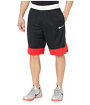 Nike Icône Dri-FIT, Homme, Short, Men's Dry Icon Short, Noir/Rouge Universitaire/Blanc, Small