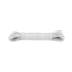 IDEA HOME Washing Line Rope 20m - Clothes Lines for Outside Heavy Duty – Plastic Washing Lines Outdoor - Robust Clothes Line made of Polyester Core and Plastic Coating, White