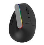 Delux M618C Wireless Vertical Mouse - Svart