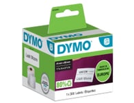 Etikett Dymo namnetikett 89x41 vit 300st/rulle