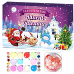 WLPTION Advent Calendar, 24pcs/set Slime Christmas Advent Calendar 2020 Countdown to ChristmasFor Boys Girls Kids