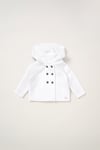 Rock A Bye Baby Unisex Double Knit Hooded Cardigan - Cream - Size 3-6M