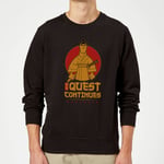 Samurai Jack My Quest Continues Sweatshirt - Black - XL - Black