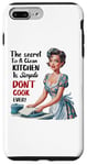 Coque pour iPhone 7 Plus/8 Plus Cooking Chef Kitchen Design Funny Don't Cook Ever Design