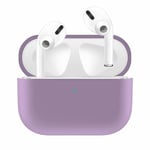 2x Silikonskal fodral för Apple Airpods PRO Lila Lila one size