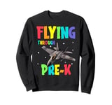 Flying Through Pre K Fighter Jet Back To School Sweatshirt