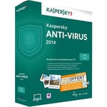 Kaspersky Anti-Virus 2014 - Version Boîte (1 An) - 3 Pc - Win - Français)