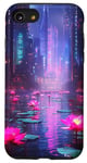 iPhone SE (2020) / 7 / 8 Cyberpunk-inspired Lotus Pond Lights Art Colors Case