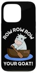 iPhone 13 Pro Row Row Row Your Goat Funny Animal Pun Case