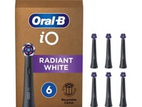 Braun Oral-B Io Radiant White Black 6St Ffu Borstar