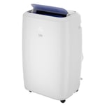 Climatiseur Mobile Monobloc BEKO 3500W Blanc - Surface Jusqu'à 37m² - Connecté - Commandes vocales