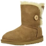 UGG Bailey Button II, Bottine Mixte Enfant, Beige, 26 EU