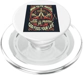 Faith in Action 2025 Fix Your Prayers Transform Your Life Te PopSockets PopGrip for MagSafe