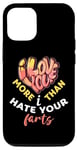 iPhone 12/12 Pro Valentine's Day I Love You More Than I Hate Your Farts Case