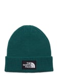 The North Face Kids Tnf Box Logo Cuffed Beanie Grön