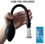 Clitoris & Nipple Pump Arousal Hand Pump 2 Cups Inverted Nipples Ladies Sex Toy