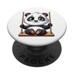 Aire de jeux Panda Swinging Playground Fun PopSockets PopGrip Adhésif