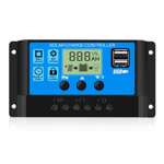 10A 12V/24V Laddningsregulator Solpanel Intelligent B